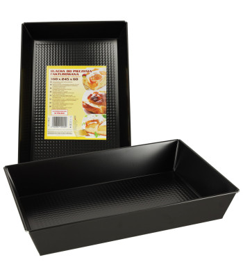 Kepimo forma "non-stick" 360 x 245 x 60 juoda