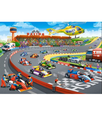 Castorland Puzzle 120 el. Formulės lenktynės