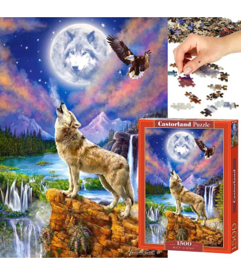 CASTORLAND Puzzle 1500 el. Vilko naktis