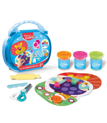 Kūrybinis rinkinys lagamine su plastilino liūtu