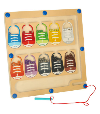 Magnetinė edukacinė Montessori lenta - spalvų rūšiavimas