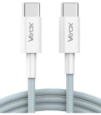 USB-C – USB-C Kabelis 65W 3A 1m Premium Line VA0105 Vayox