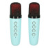 Bluetooth karaoke garsiakalbis USB mėlynas