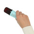 Bluetooth karaoke garsiakalbis USB mėlynas