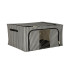 Patalynės ir drabužių organizatorius su užtrauktuku ir metaline atrama, 22 l, 39 cm x 29 cm x 19,5 cm