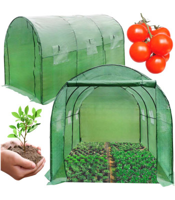 Aukštos kokybės šiltnamis, 3x2x2m, žalia