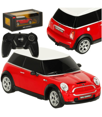Nuotoliniu būdu valdomas automobilis Rastar 15000 MINI Cooper S 1:27 raudonas