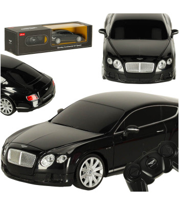 Zdaliniu būdu valdomas Rastar 48600 Bentley Continental GT 1:24 juodas