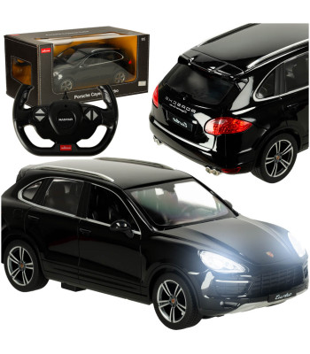 Nuotoliniu būdu valdomas automobilis Rastar 42900 Porsche Cayenne Turbo 1:14, juodas