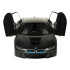 Nuotoliniu būdu valdomas Rastar 71010 BMW i8 1:14, juoda su atidaromomis durimis