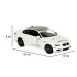 Zdalniai valdomas Rastar 48000 BMW M3 1:14, baltas
