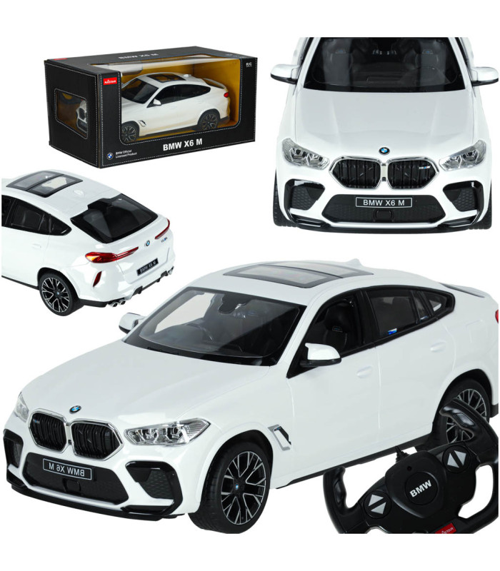Nuotoliniu būdu valdomas automobilis Rastar 99200 BMW X6 M 1:14 baltas