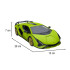 Lamborghini Sian Nuotoliniu Būdu Valdomas Automobilis Rastar 97400 1:18