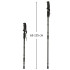 Trekkingo lazdos Nordic Walking, juodos spalvos, 2 vnt.