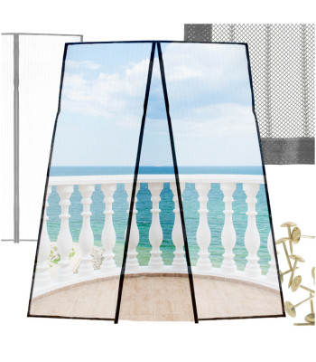LUARO magnetinis tinklelis durims tvirtas stiprus magnetas 100x210cm