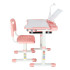 Reguliuojamas vaikiškas rašomasis stalas su LED lempa