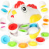 Edukacinė dėlionė - formų rūšiavimo kiaušiniai (12 vnt.)