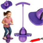 Vaikiškas pogo balansinis šokinėjimo žaislas violetinis