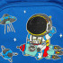Vaikiška kuprinė astronautas 30x22x11 cm