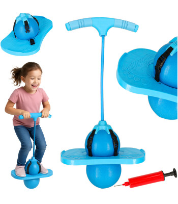 Vaikų megztinis "pogo balance" mėlynos spalvos