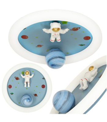 LED lubų lempa su astronautu