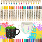 Akriliniai markeriai - 24 spalvų rinkinys