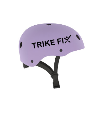 Trike Fix vaikiškas dviratininko šalmas reguliuojamas LED M 55-58cm violetinės spalvos