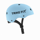 Vaikiškas dviratininko šalmas su LED, mėlynas, Trike Fix, M, 55-58 cm