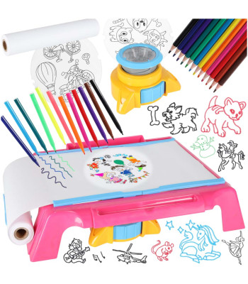 Piešimo projektorius su staliuku