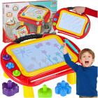 Magnetiniai mokomieji piešimo stalo antspaudai su fontaniniu rašikliu