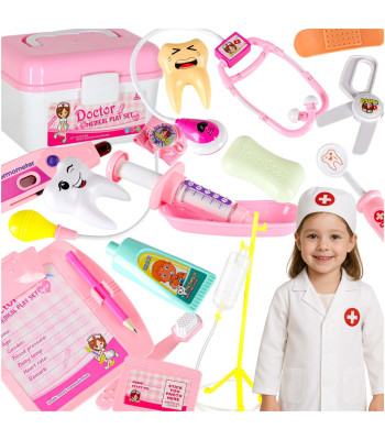Vaikiškas gydytojo rinkinys su kuferiu