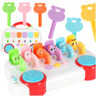 Grojantis edukacinis autobusiukas su rakteliais ir iššokančiais gyvūnėliais