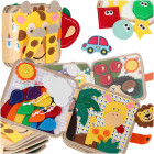 Jautri ir edukacinė veltinio knygelė vaikams