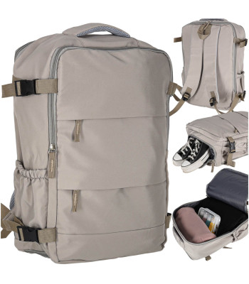 Kelioninis turistinis pilkas kuprinis 45x30 cm