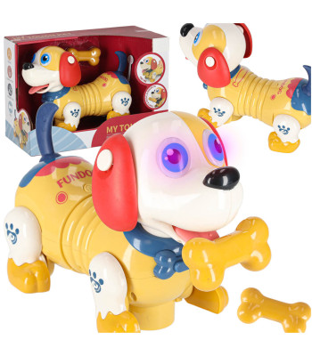 Interaktyvus šuniukas su kaulu