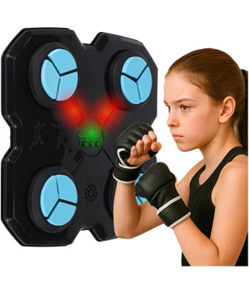 Elektroninė bokso treniruočių siena su muzika ir LED apšvietimu