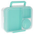 Pietų dėžutė pusryčių dėžutė su skyriais padalinta 2200ml mėtų
