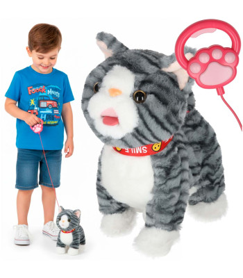 Interaktyvus Katinas su Pavadėliu