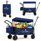 Sulankstomas transportavimo vežimėlis Luaro su stogu ir tinklu