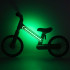 Vaikiškas bėgimo dviratis Trike Fix Glow LED neoninis žalias