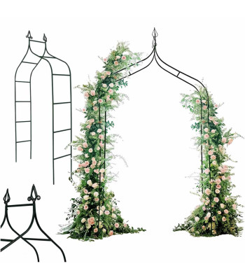 Metalinė sodo pergola LUARO su arka rožėms ir vijokliniams augalams 265 cm