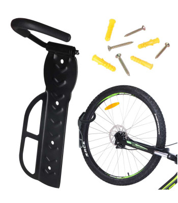 Dviračių sieninis laikiklis su judančiu elementu