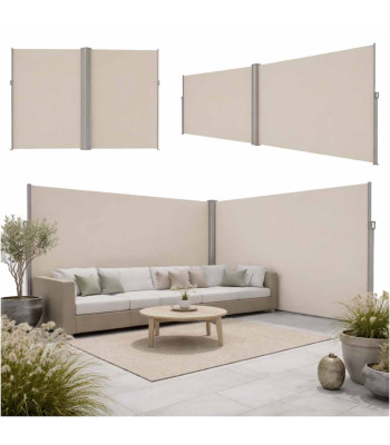 Šoninė terasinė markizė Luaro 180 x 620 cm smėlio spalvos