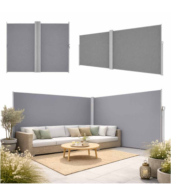 Markizė šoninė terasinė Luaro 180x620 cm pilka