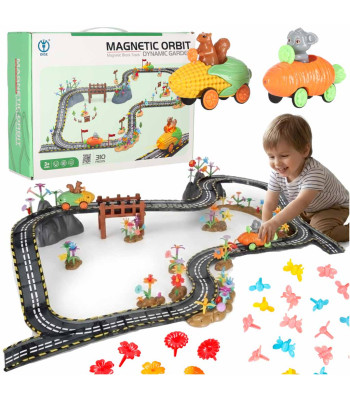 Magnetinis lenktynių trasos rinkinys