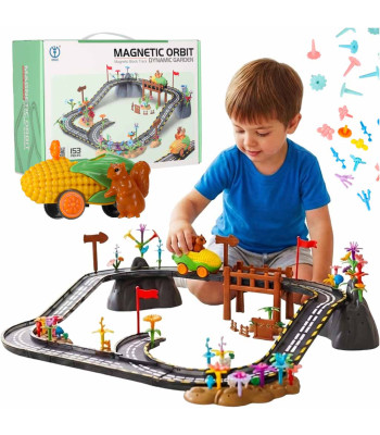 Magnetinis lenktynių automobilio trasa