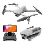 dronas rc 4drc f10 su fpv kamera, wifi ir led apšvietimu 3,7 v