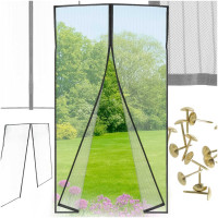 LUARO magnetinis tinklelis durims tvirtas stiprus magnetas 110x210cm