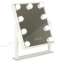 Kosmetinis LED makiažo veidrodis su 9 lemputėmis, USB 25 x 30 cm
