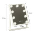 Kosmetinis LED makiažo veidrodis su 9 lemputėmis, USB 25 x 30 cm